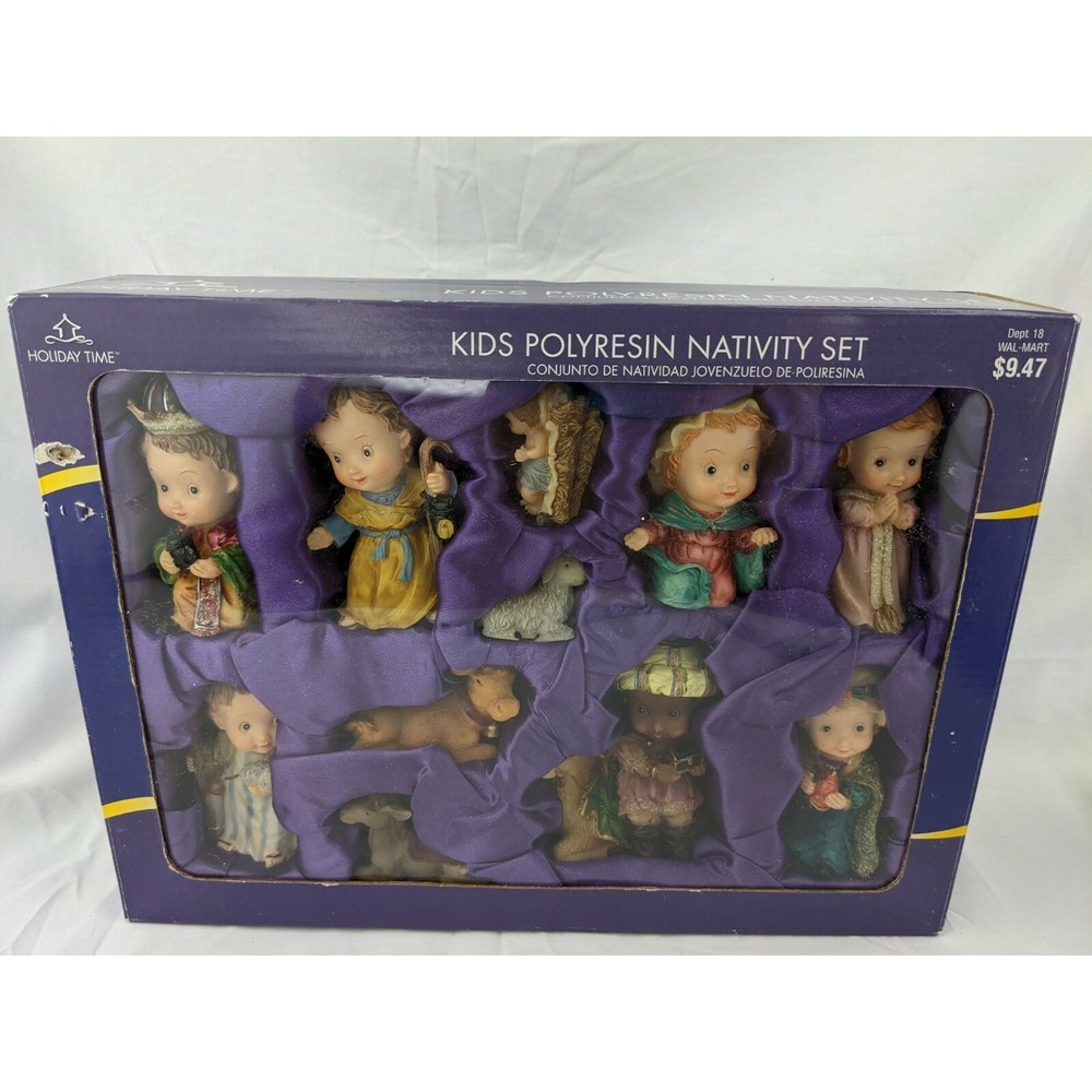 Walmart‎ Kids Polyresin Nativity Set of 11